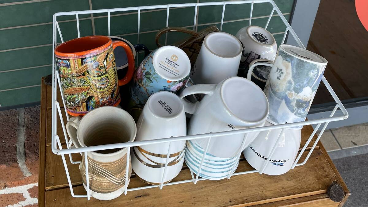 "No keep cup? Choose a clean mug from the stash." Picture by James Parker