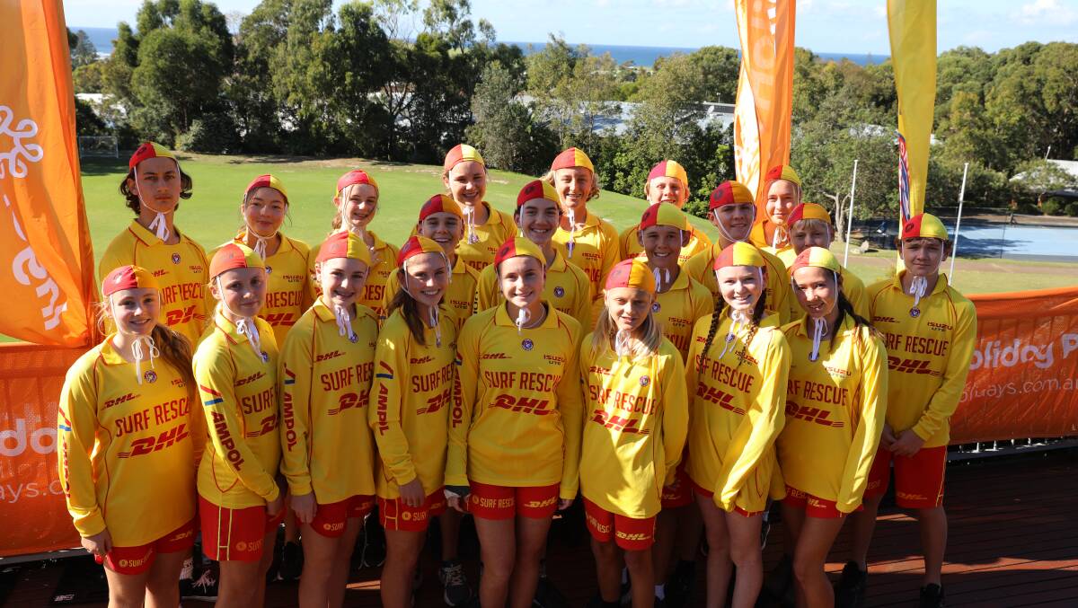 Zara Hall was one of 22 young surf lifesavers who attended the three day leadership camp to decide Junior Lifesaver of the Year. Photo supplied.
