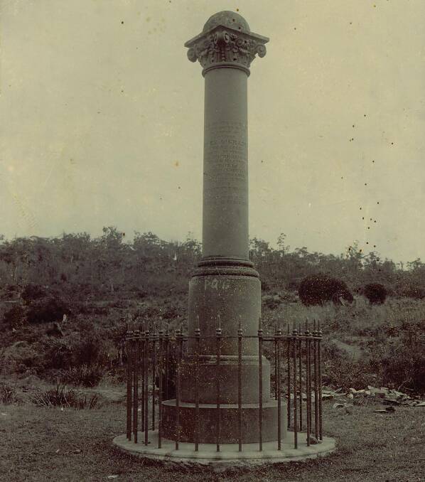 O'Grady Monument, Nerrigundah. Picture supplied