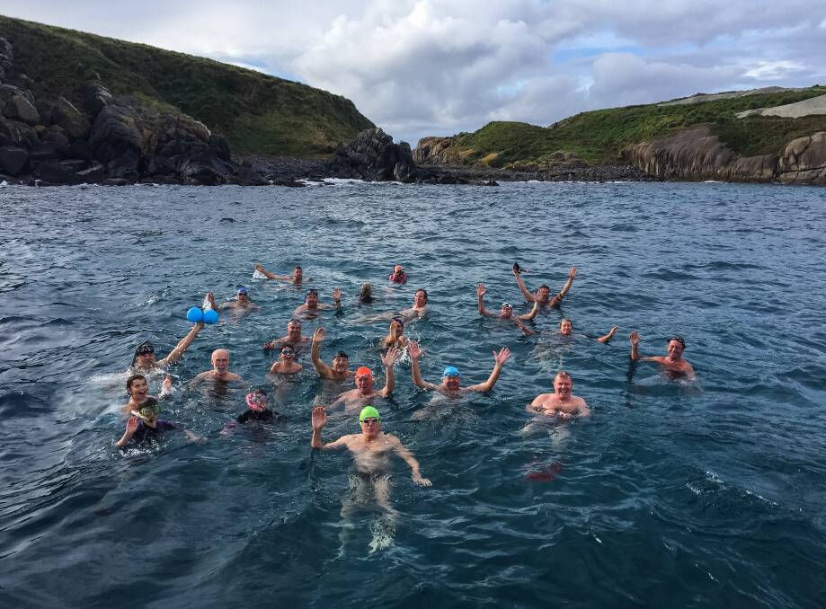 GoPro and regular photos of the swim by Stan Gorton