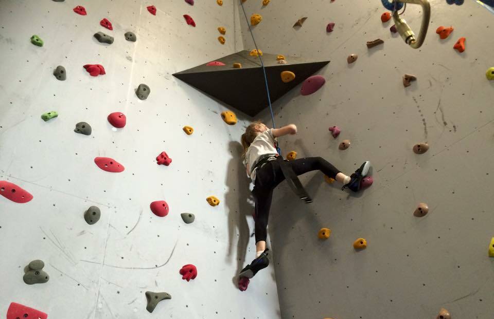 GREATER HEIGHTS: Children can climb the wall with Police Citizens Youth Club at Rock On Fitness and Indoor Climbing in Narooma this summer. 