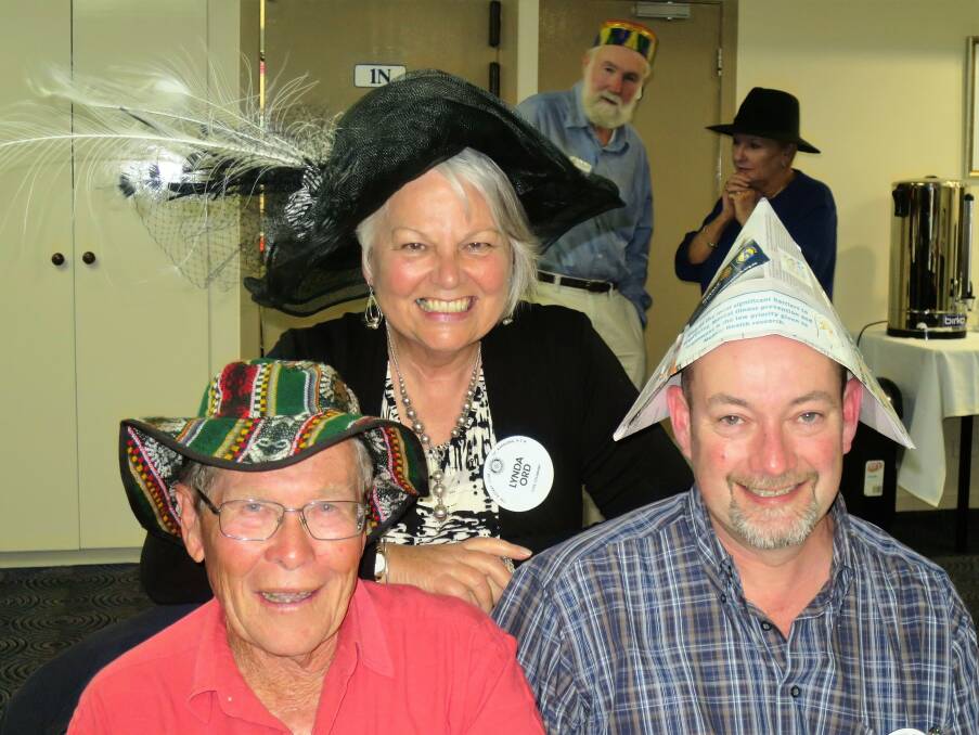 Photos from the "mad hat" evening. Photos by Laurelle Pacey