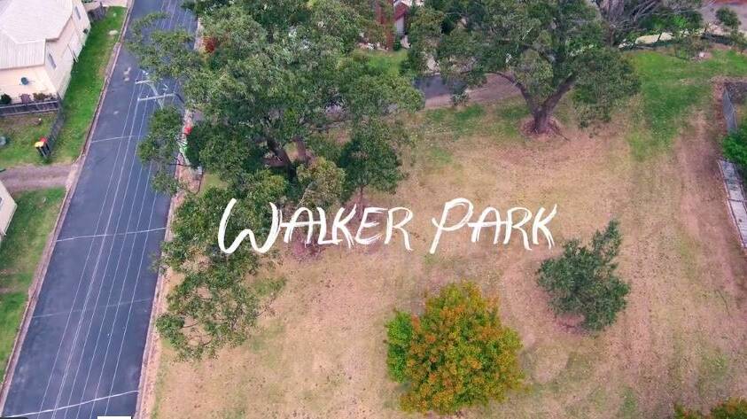 A still shot from the video about Walker Park shot by Monty Obrien. View the video below.