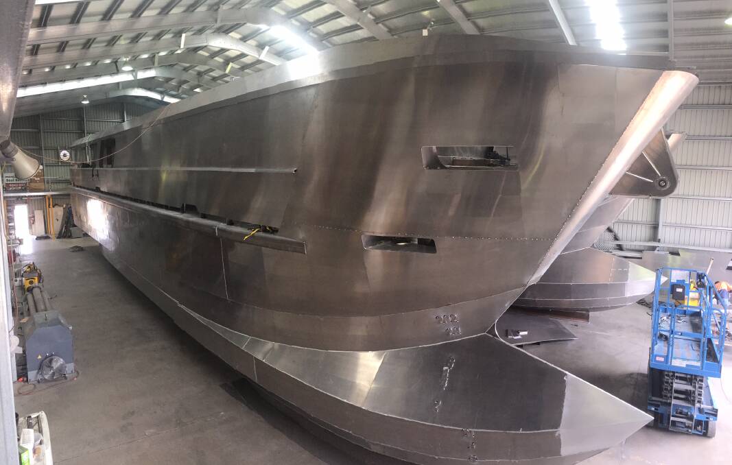Photos of the new long-liner being built in Adelaide