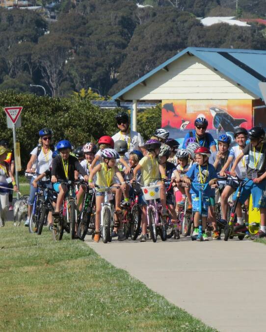 Photos of the inaugural Dalmeny Dash community bike ride