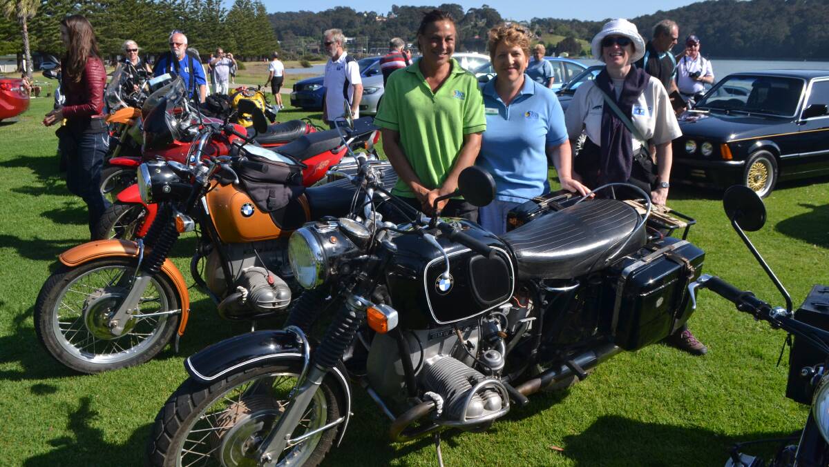 BIKE ENVY: Notice a lot of motorbikes cruising through town? Allanna and Jayne from Big4 Easts Narooma Holiday Park wished they could have hopped on the bikes with rest of the bikers heading to the Phillip Island Grand Prix.