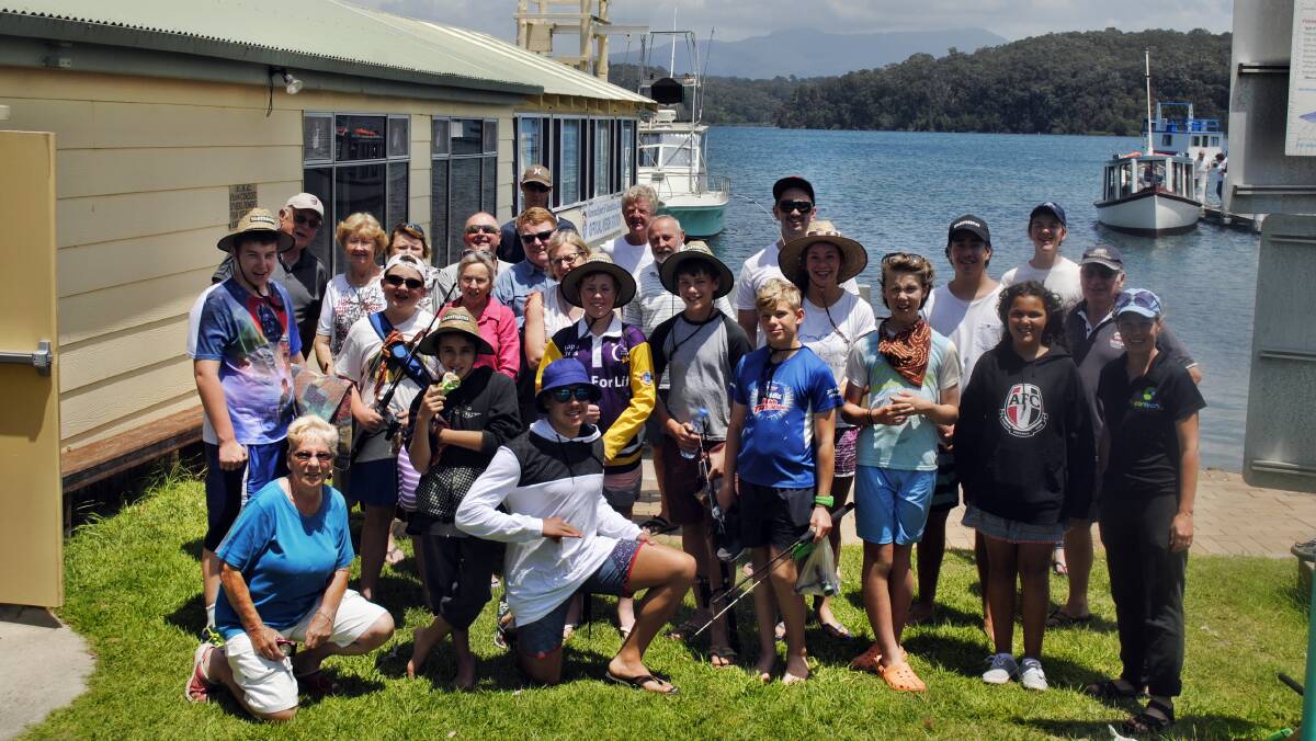 Some great photos of the CanTeen kids fishing around Narooma