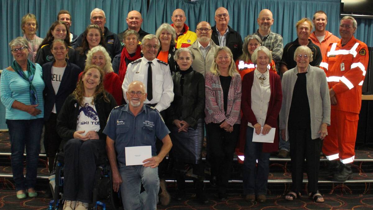Recipients of $9,200 in donations from the Bermagui Seaside Fair committee gathered at the Bermagui Country Club. 