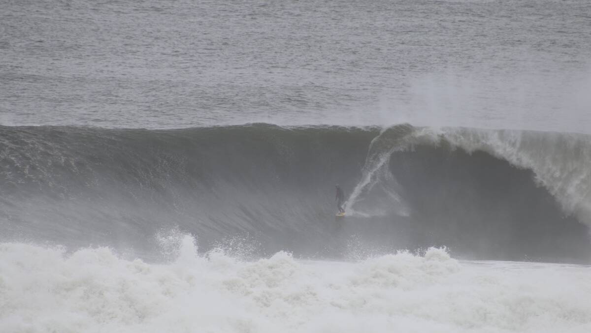 Some of the huge waves that rolled in as a result of the east coast low.