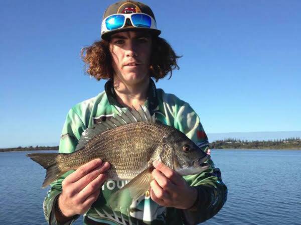 Nice fish: Junior winner for the Tuross Head Country Club Fishing Club outing was Blake Paul thanks to his 41.4cm bream.