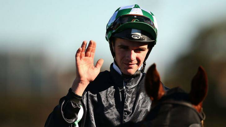 In with the big boys: Sam Clipperton outrode his apprentices' claim with two wins at Canterbury on Wednesday. Photo: Brendon Thorne/Getty Images