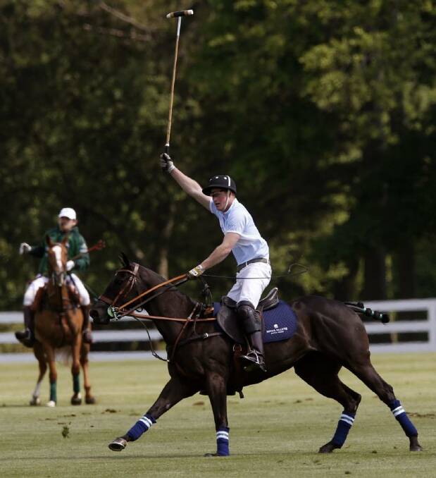 Polo player and fan Prince Harry may make an appearance at a local match in Perth on Sunday.