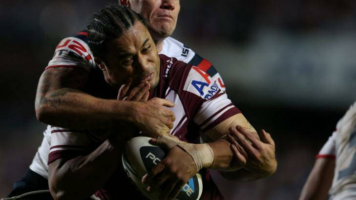 Sought-after: Manly's Steve Matai. Photo: Anthony Johnson