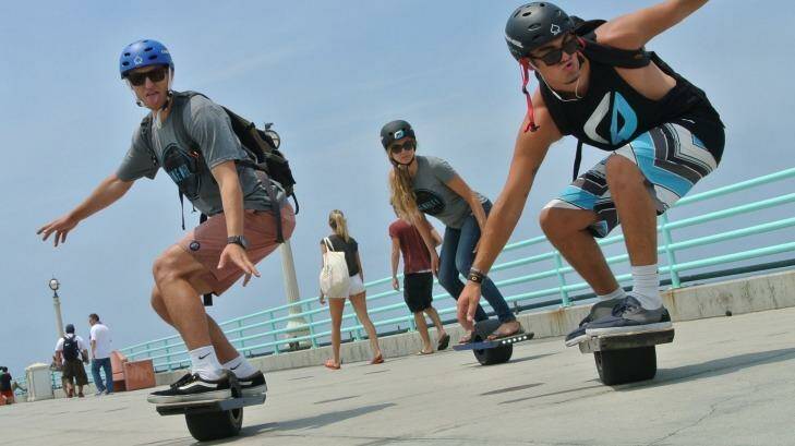 High-tech commuters glide past the road rules. Photo: Supplied