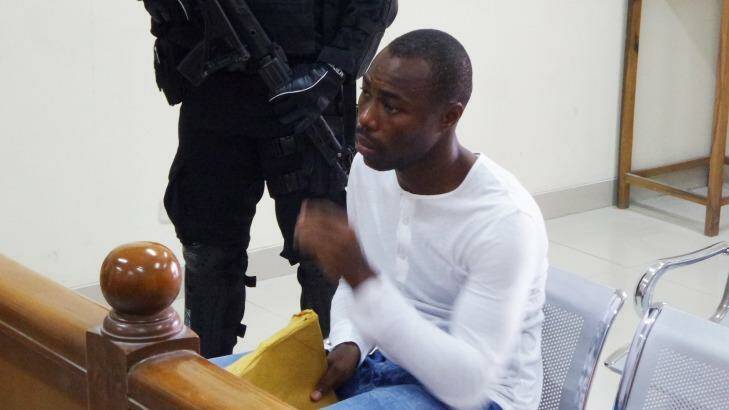 Michael Titus Igweh of Nigeria, who is facing execution in Indonesia. Photo: Andri Donnal Putera