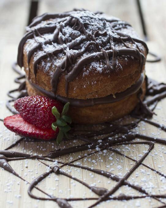 The Nutella Cronut from The Factoria at Wetherill Park, Sydney. Photo: Sahlan Hayes
