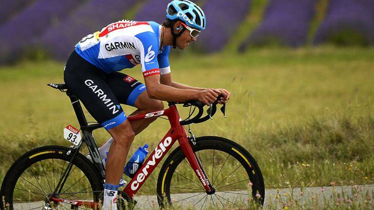 Resilient: Despite crashing in stage 19, Jack Bauer will complete the Tour De France on Sunday. Photo: AFP Photo