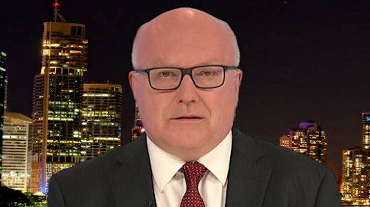 Attorney-General George Brandis on 7.30 on Tuesday. Photo: ABC 7.30
