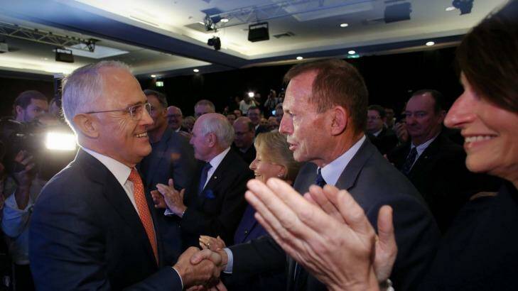 Mr Turnbull and Mr Abbott during the election campaign. Photo: Andrew Meares