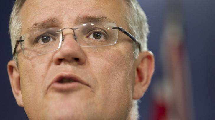 Social Services Minister Scott Morrison is leading the government's budget sell. Photo: Louie Douvis