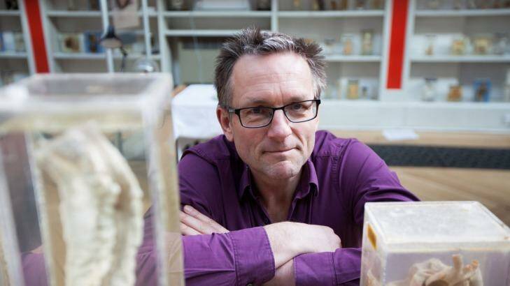 Bloody amazing ... Michael Mosley dives into the world of blood. Photo: SBS