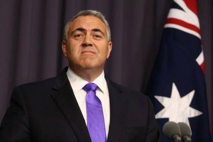 Treasurer Joe Hockey on Wednesday: "clowns out there that are talking about recession". Photo: Andrew Meares