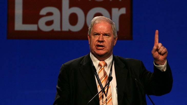 Bernie Riordan, a former president of NSW Labor, had been accused of receiving $1.8 million in directors fees from industry boards he sat on. Photo: Bob Pearce