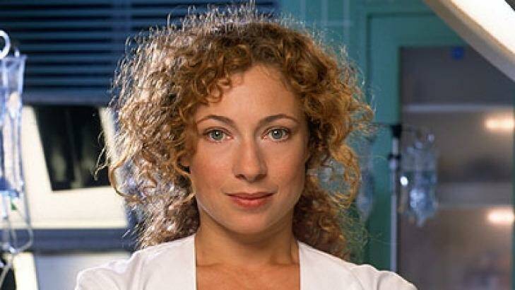 Alex Kingston plays the Doctor's wife, River Song, in the Doctor Who Christmas Special. Photo: Supplied