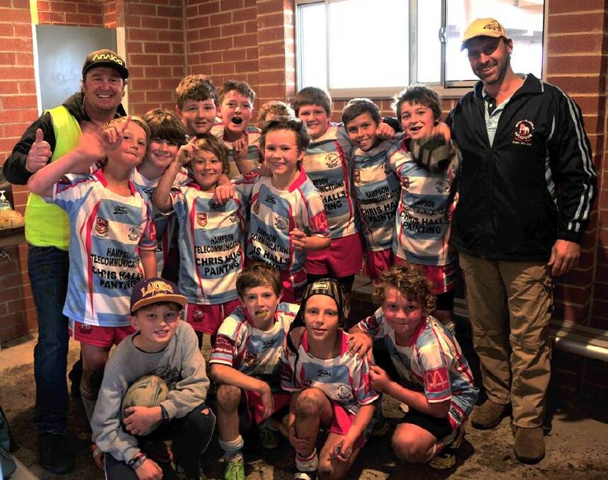 PROUD AS PUNCH: The Milton Ulladulla Bulldogs under u10-1’s team has made it to the grand final. 
