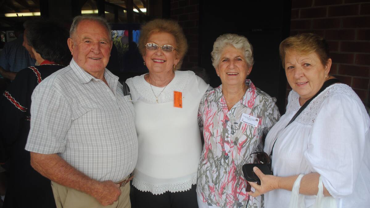 REUNION: Former Narooma Public School students – Doug Rose who started in 1939, Myra Wright who started in 1948, Doug’s sister Barbara McDonald nee Rose who started in 1941 and Pauline Bennett from the Sunshine Coast who started school in the 1950’s.