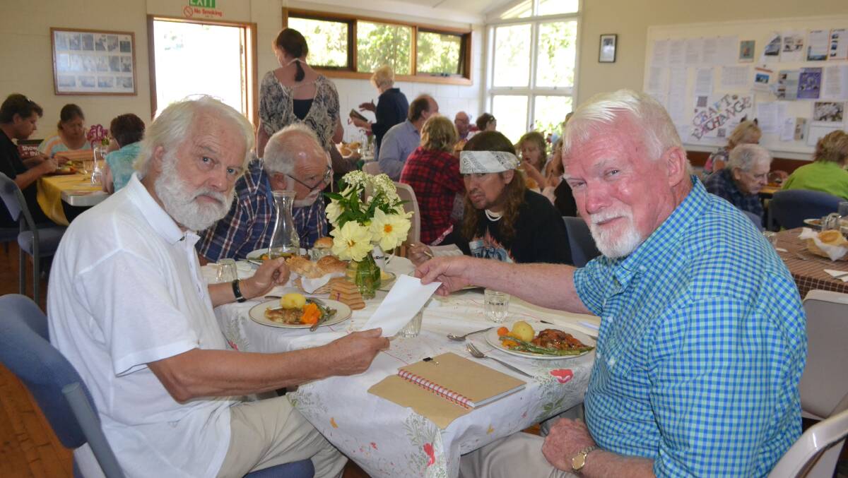 Another busy lunch at Monty's Place outreach centre at Narooma