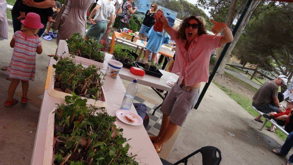 P&C FUN: Emma Carr at the fun and games at this year’s Narooma Public School 125th Anniversary celebration reunion. 