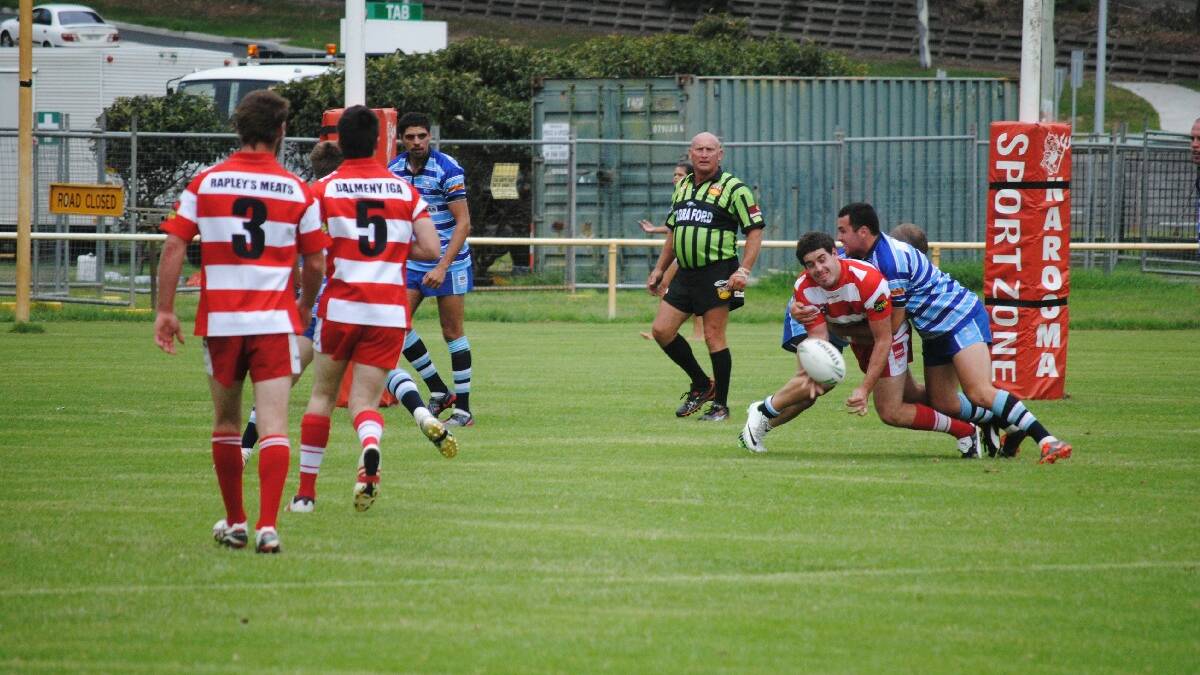 DEVILS FIRST: Another shot from Saturday's game of the Narooma Devils First Grade taking on Moruya... 