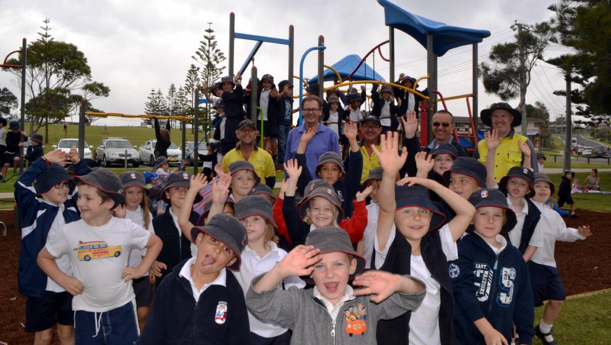 Photos of the playground opening