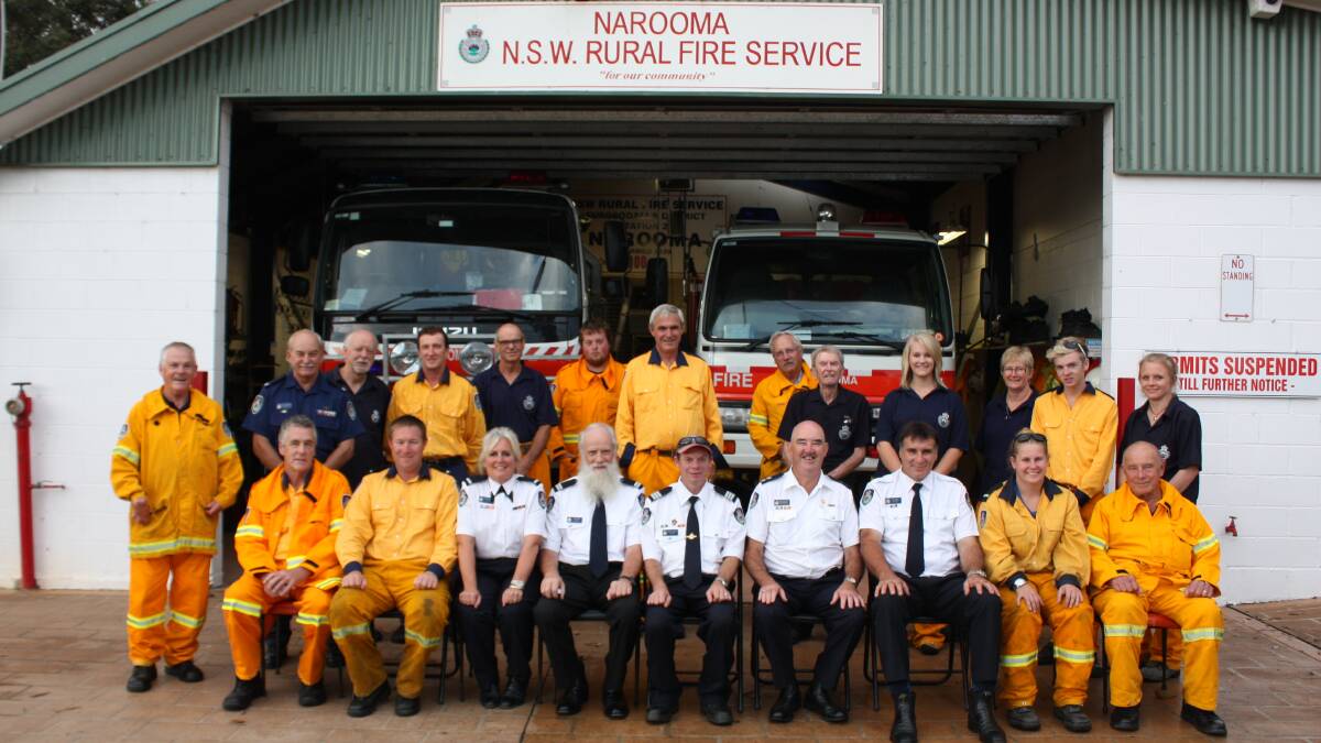 75 YEARS: The Narooma RFS brigade celebrated 75 years of service earlier this year...