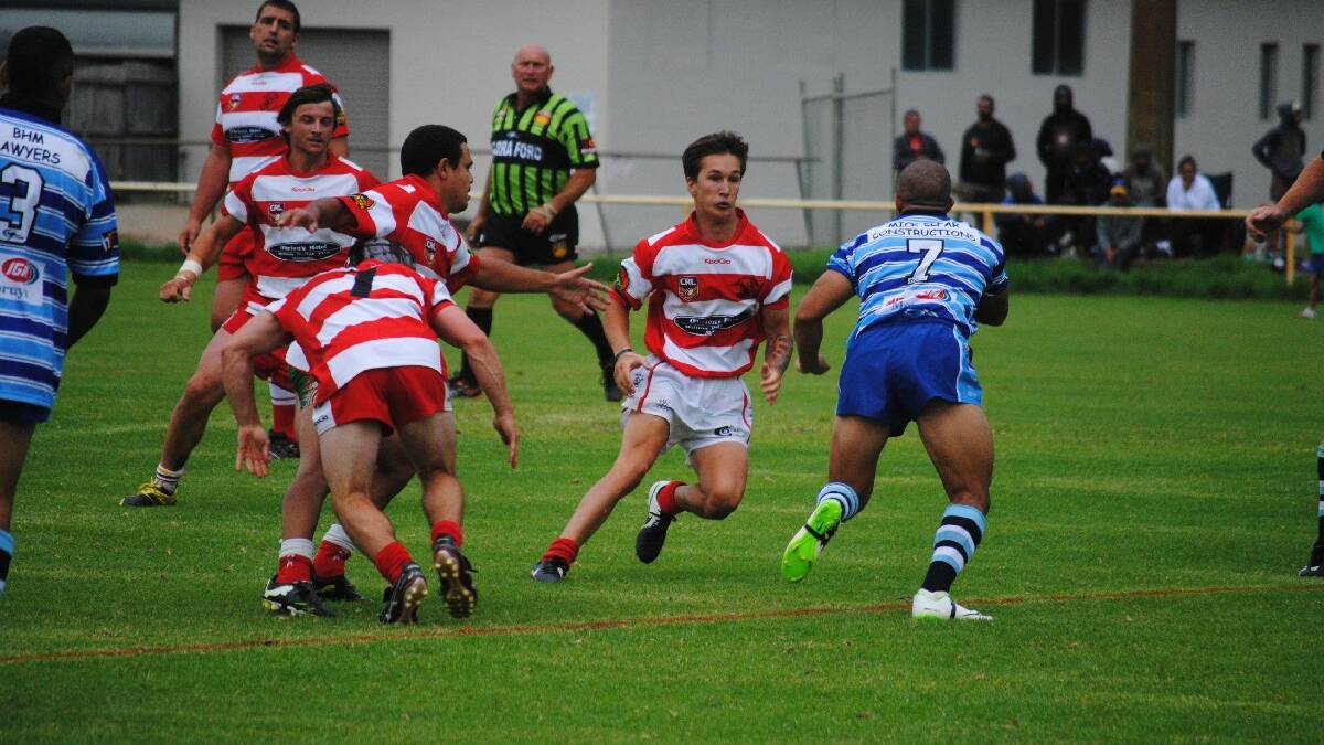 DEVILS FIRST: Another shot from Saturday's game of the Narooma Devils First Grade taking on Moruya...