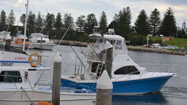 WORKING HARBOUR: The Bermagui harbour remained busy on Easter Friday proving a surreal background of game boats returning from fishing. 