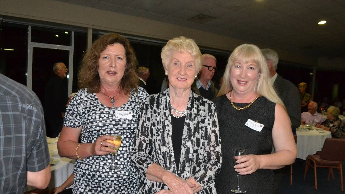 NAROOMA NAMES: Mandy Wright, Jean Willcocks and Sue Devine nee
Willcocks from Brisbane at the Narooma Public School 125th anniversary
cocktail evening.
 