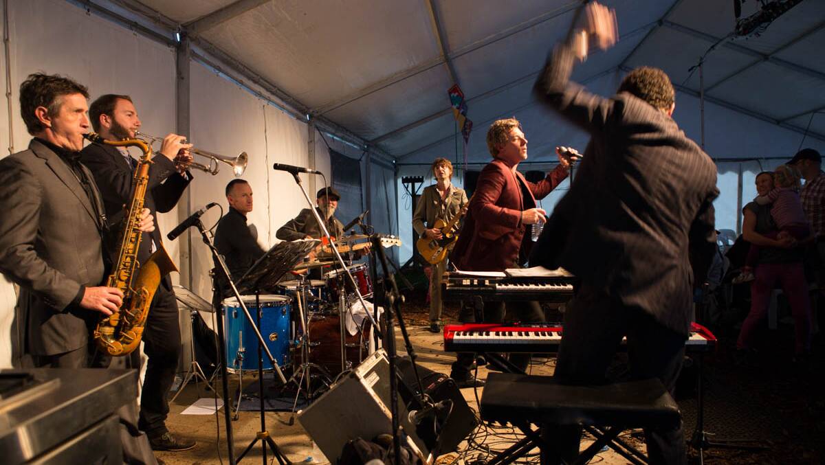 MUSIC: The Sydney-based soul band Johnny G & the E-Types was a huge hit and a great end to the fair. Photo by Toby Whitelaw 