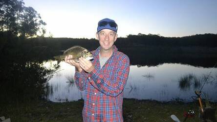 
 SOUTH COAST BREAM: Bruce Plant with a nice bream caught at a secret location!
