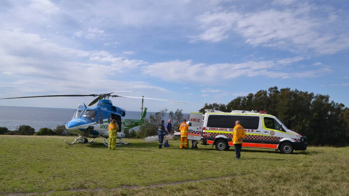 Snowy Hydro SouthCare airlift at Narooma