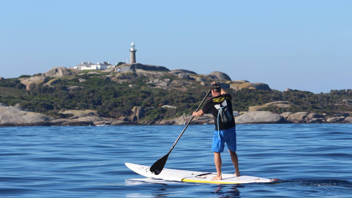 Narooma Stand-Up Paddlerboarder's epic mission to Montague Island...
