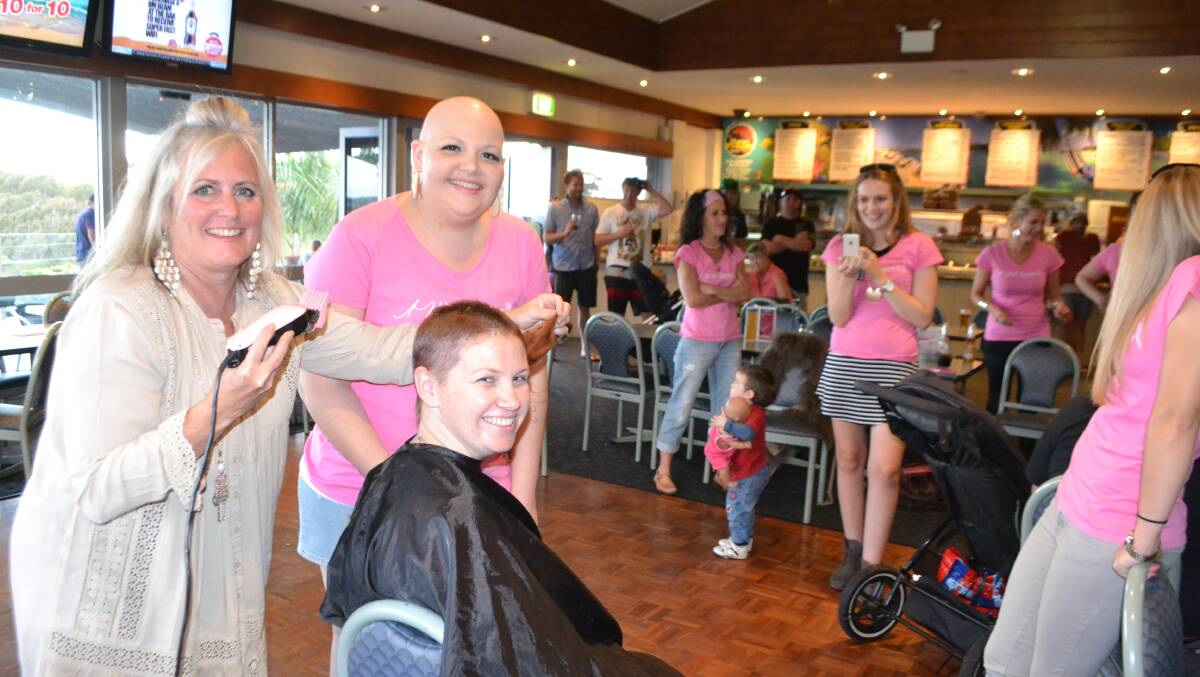 All the photos from the "I will survive" breast cancer head shaving event...