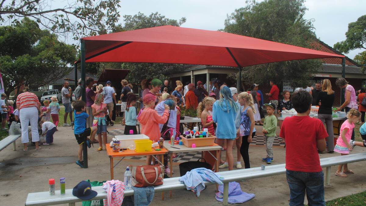 125th REUNION: Another shot from this year’s Narooma Public School 125th Anniversary celebration reunion. The P&C had all types of stalls including hair painting, cake, plants, lucky dips and lollies.