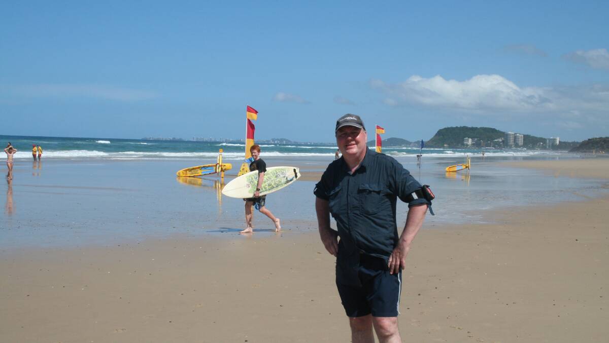 Photos of  author Julian Day's epic walk along the NSW coastline...