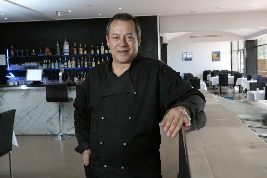 Plaka Seafood, Grill and Bar  owner chef Michail Miras. Pic Fairfax images.