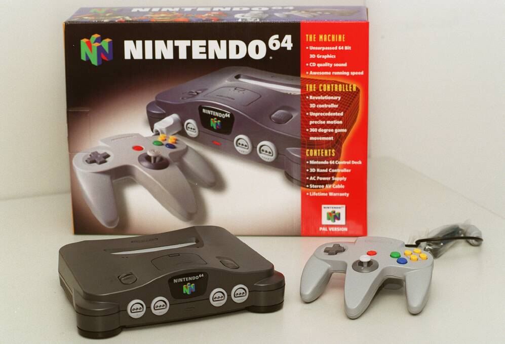 Nintendo 64 was huge. PHOTO FDC.
