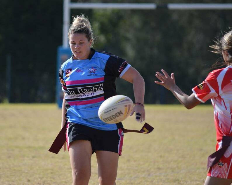 Moruya Sharkettes were defeated by the Narooma Devils 26 to 10 during Sunday's game at Moruya.