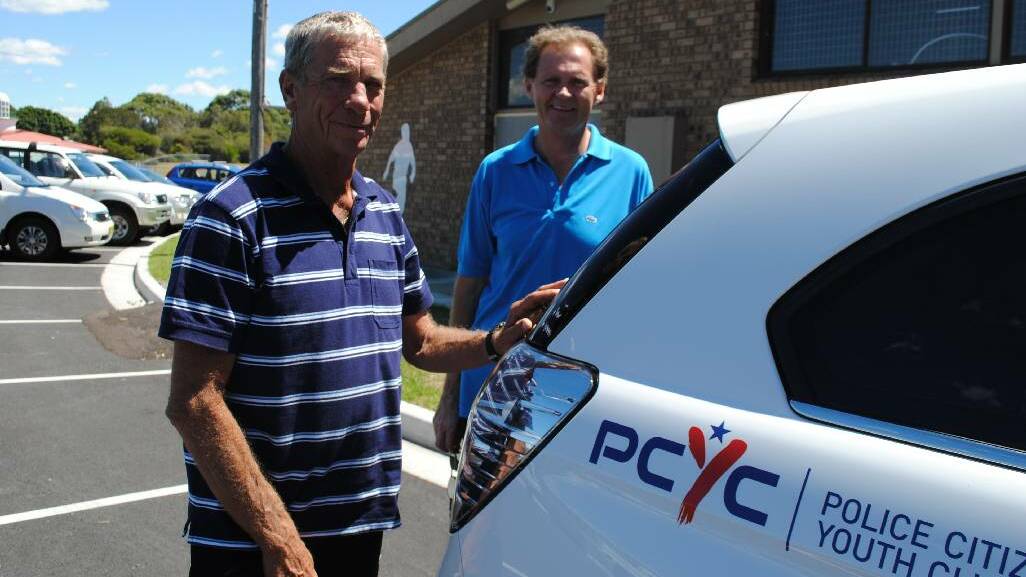 PCYC SEEKING HELP: The new club manager of the PCYC, Kevin Bird along with Mayor Lindsay Brown is seeking volunteers to help supervise sporting and other activities for youth in the shire.
