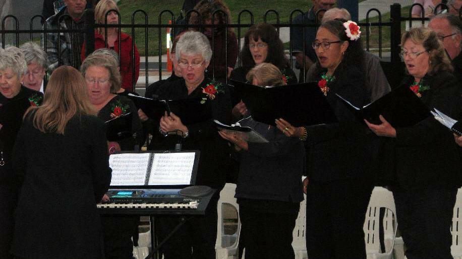 CHOIR: The Narooma Community Choir led by Merinda Hurren.
